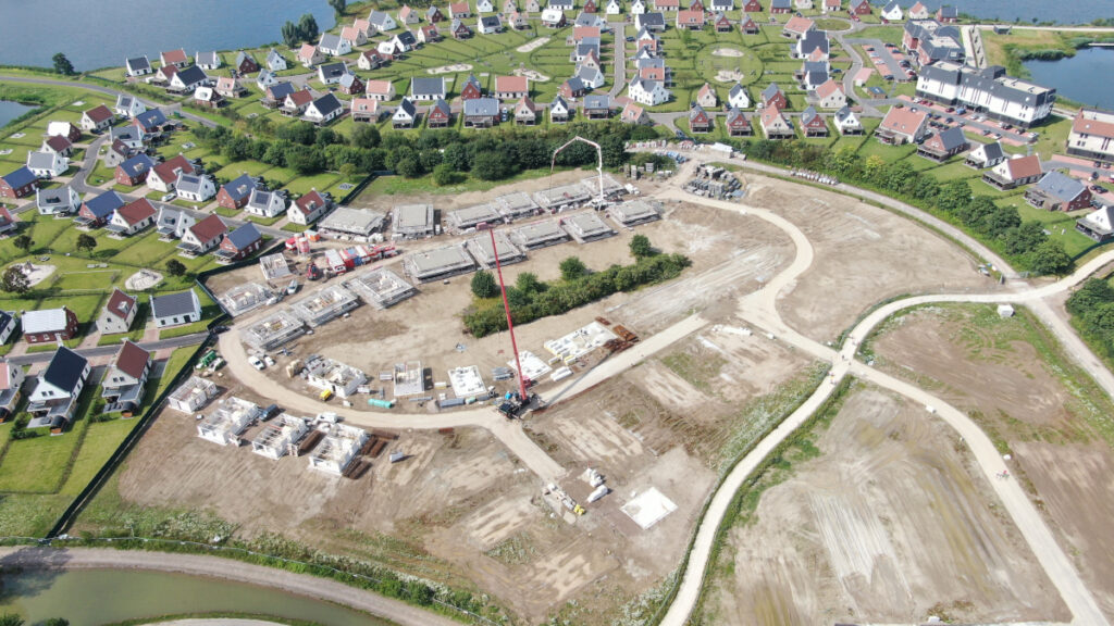 Voortgang bouw fase 4 Maasresidence Thorn juli 2024